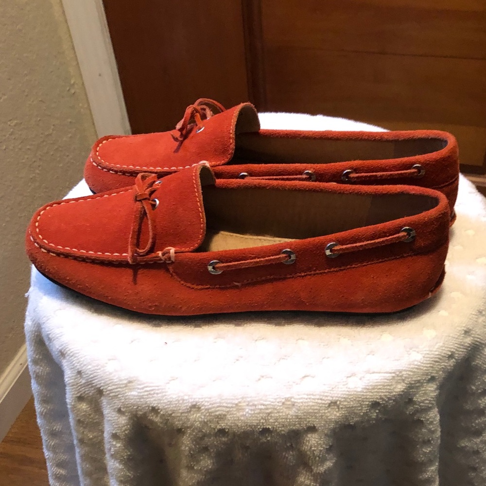 Lands End suede flats